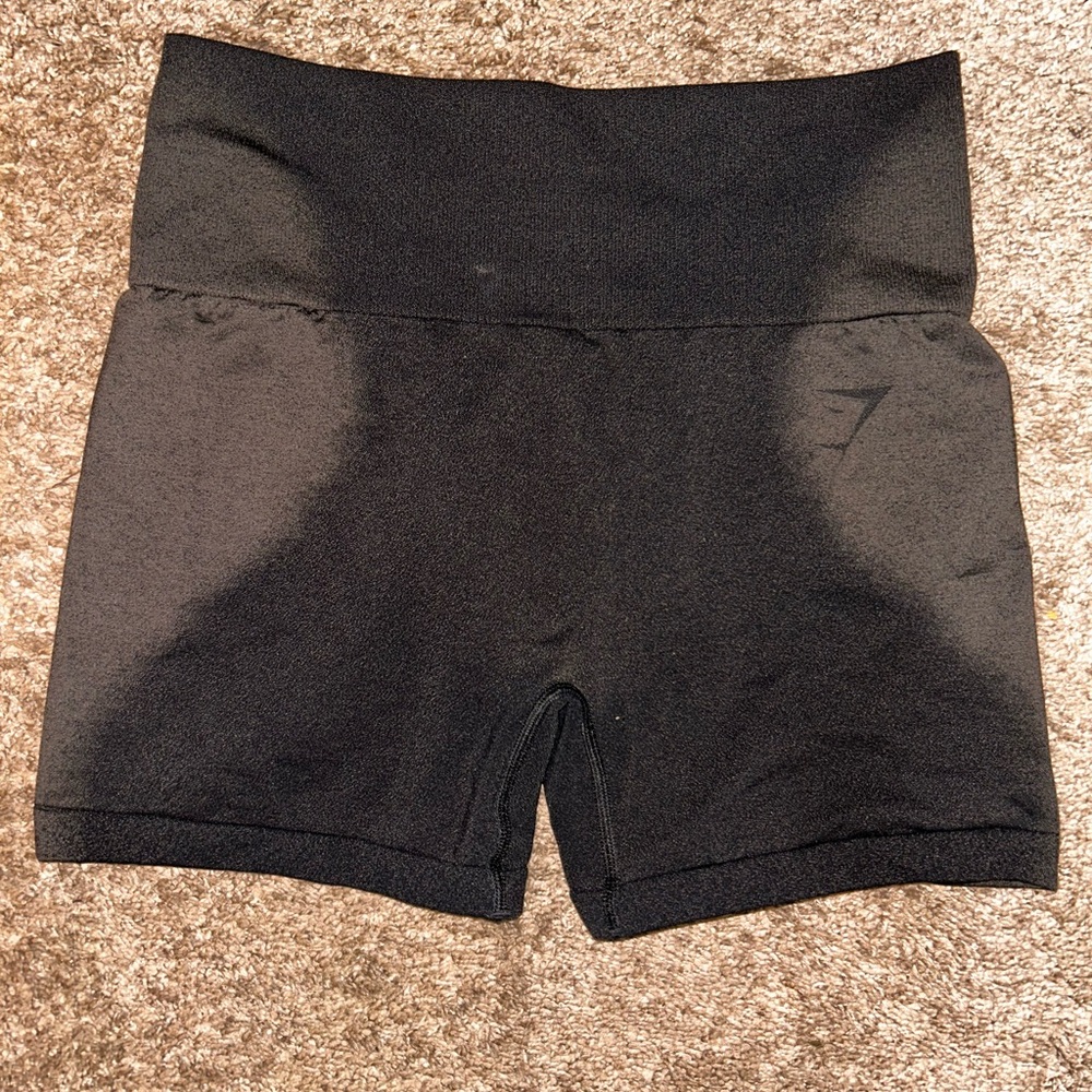 Gym Shark Black High-Waisted Booty Lift Shorts